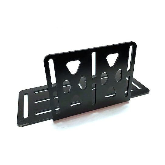 Platform Rack Mount, Black, Side Angle