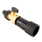 Fill Valve, Black, Side Angle