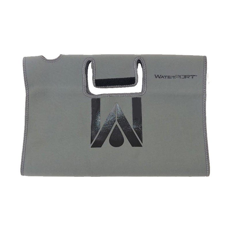 Neoprene Sleeve, Light Gray, Front